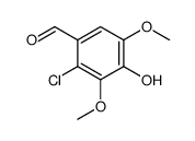 2-chlorosyringaldehyde Structure