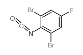 2,6-Dibromo-4-fluorophenyl isocyanate Structure