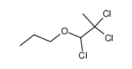 1,2,2-trichloro-1-propoxy-propane结构式