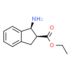 1H-Indene-2-carboxylicacid,1-amino-2,3-dihydro-,ethylester,(1S,2S)-(9CI) Structure