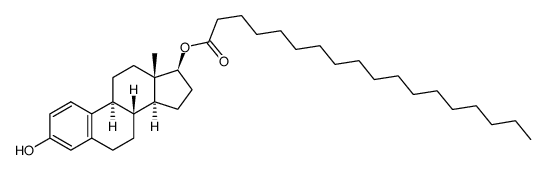 Estradiol 17-O-Octadecanoate结构式