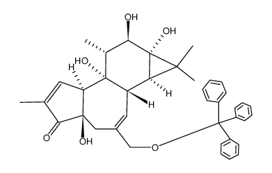 phorbol-20-trityl ether Structure