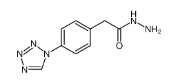 Benzeneacetic acid, 4-(1H-tetrazol-1-yl)-, hydrazide Structure