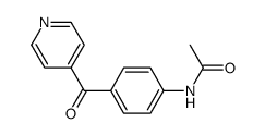 N-[4-(Pyridine-4-carbonyl)-phenyl]-acetamide Structure