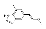 5-(2-methoxy-vinyl)-7-methyl-1H-indazole Structure