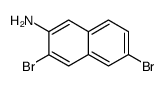 3,6-dibromo-[2]naphthylamine Structure