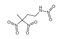 3,3-dinitrobutyl-N-nitroamine结构式