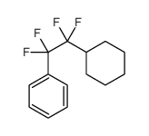 (2-cyclohexyl-1,1,2,2-tetrafluoroethyl)benzene结构式