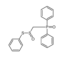 [phenyl(phenylsulfanylsulfinylmethyl)phosphoryl]benzene结构式