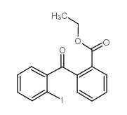 2-ETHOXYCARBONYL-2'-IODOBENZOPHENONE结构式