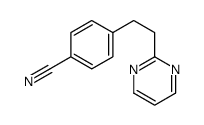 4-(2-pyrimidin-2-ylethyl)benzonitrile结构式