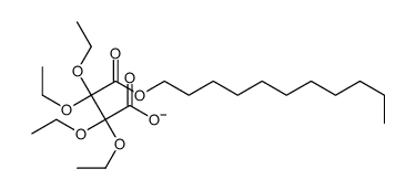 2,2,3,3-tetraethoxy-4-oxo-4-undecoxybutanoate Structure