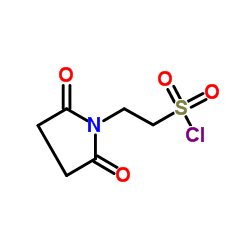 2-(2,5-DIOXO-PYRROLIDIN-1-YL)-ETHANESULFONYL CHLORIDE structure