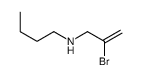 N-(2-bromoprop-2-enyl)butan-1-amine Structure