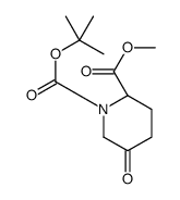 (S)-1-TERT-BUTYL 2-METHYL 5-OXOPIPERIDINE-1,2-DICARBOXYLATE structure