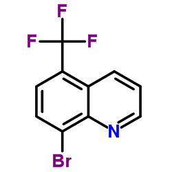 8-溴-5-(三氟甲基)喹啉结构式