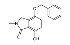 7-hydroxy-2-methyl-4-phenylmethoxy-3H-isoindol-1-one Structure