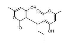 4-hydroxy-3-[1-(4-hydroxy-6-methyl-2-oxopyran-3-yl)butyl]-6-methylpyran-2-one Structure