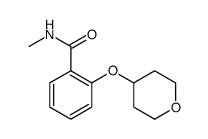 Benzamide, N-methyl-2-[(tetrahydro-2H-pyran-4-yl)oxy]结构式