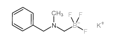 Potassium N-benzyl-N-methyl-aminomethyltrifluoroborate structure