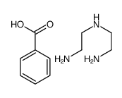 benzoic acid, compound with N-(2-aminoethyl)ethyl-1,2-diamine结构式