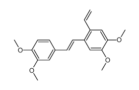 4,5,3',4'-tetramethoxy-2-vinyl-stilbene Structure