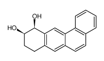 (10R,11S)-8,9,10,11-Tetrahydro-benzo[a]anthracene-10,11-diol Structure