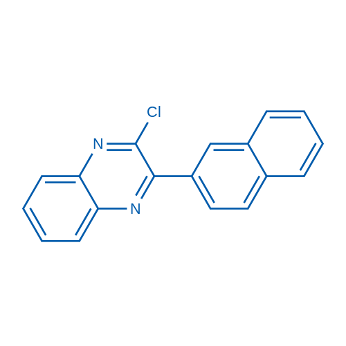 2-Chloro-3-(naphthalen-2-yl)quinoxaline Structure