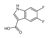 5,6-Difluoro-1H-indole-3-carboxylicacid structure