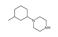 1-(3-Methylcyclohexyl)piperazine Structure