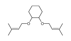 1,2-bis-(3-methyl-2-butenyloxy)-cyclohexane Structure