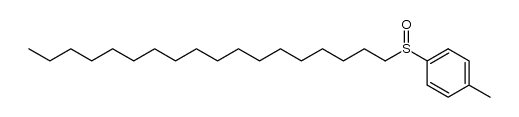 (+)-octadecyl p-tolyl sulphoxide结构式