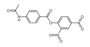 2,4-dinitrophenyl 4-acetamidobenzoate Structure