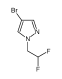 4-bromo-1-(2,2-difluoroethyl)pyrazole结构式