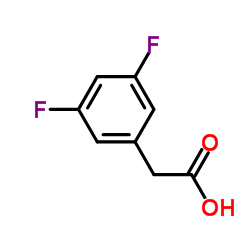 3,5-二氟苯乙酸结构式