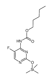 pentyl (5-fluoro-2-((trimethylsilyl)oxy)pyrimidin-4-yl)carbamate Structure