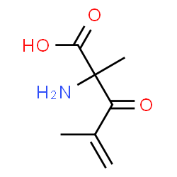 4-Pentenoicacid,2-amino-2,4-dimethyl-3-oxo-(9CI) Structure