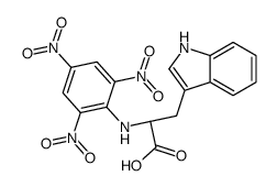 (2S)-3-(1H-indol-3-yl)-2-(2,4,6-trinitroanilino)propanoic acid Structure