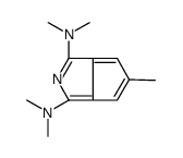 2-Azapentalene, 1,3-bis(dimethylamino)-5-methyl- structure