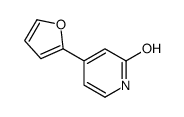 4-(furan-2-yl)-1H-pyridin-2-one结构式