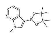 1-methyl-3-(4,4,5,5-tetramethyl-1,3,2-dioxaborolan-2-yl)pyrrolo[2,3-b]pyridine Structure