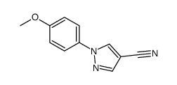 1-(4-Methoxyphenyl)-1H-pyrazole-4-carbonitrile图片