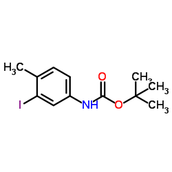 2-Methyl-2-propanyl (3-iodo-4-methylphenyl)carbamate结构式