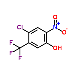 4-Chloro-2-nitro-5-(trifluoromethyl)phenol结构式