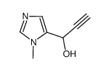 1-(1-methyl-1H-imidazol-5-yl)-2-propyn-1-ol Structure