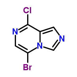 5-Bromo-8-chloroimidazo[1,5-a]pyrazine Structure