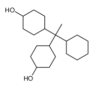 4-[1-cyclohexyl-1-(4-hydroxycyclohexyl)ethyl]cyclohexan-1-ol结构式