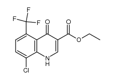 ethyl 8-chloro-4-oxo-5-(trifluoromethyI)-1,4-dihydroquinoline-3-carboxylate图片