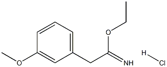 2-(3-甲氧基苯基)乙酰胺乙酯盐酸盐结构式