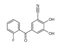 5-(2-fluorobenzoyl)-2,3-dihydroxybenzonitrile Structure